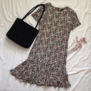 [SOLD] JB. Ltd Vintage Flower with Flare Hem Dress